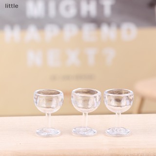 Thlittle แก้วไวน์แดงจิ๋ว 1/12 สําหรับตกแต่งบ้านตุ๊กตา 10 ชิ้น