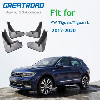 บังโคลนหน้า หลังรถยนต์ สําหรับ VW Tiguan Tiguan L 2017 2018 2019 2020 4 ชิ้น