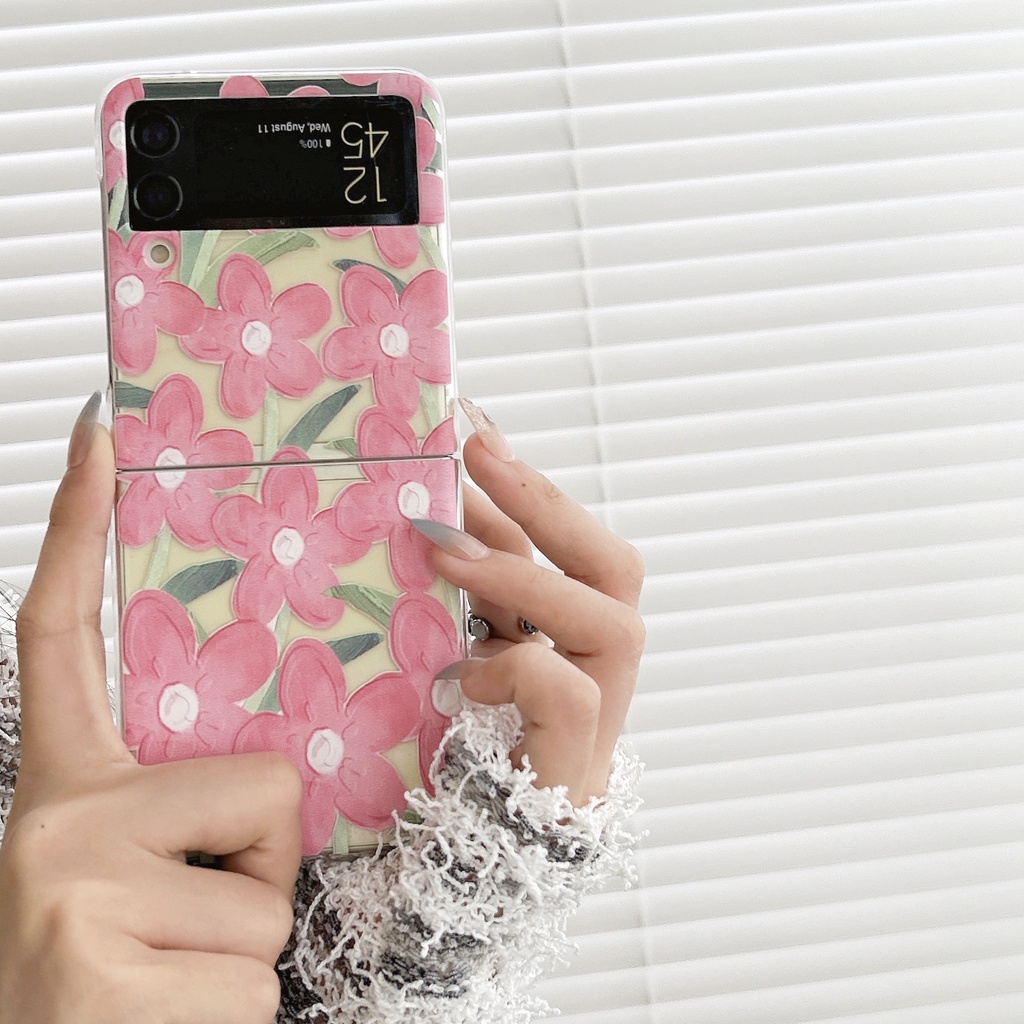 【เคสพับได้】เคสแข็ง Pc สองชิ้น สําหรับ SAMSUNG Z Flip 5 4 3 (HM) - รูปที่ 2