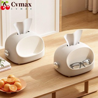 Cvmax กล่องกระดาษทิชชู่ พร้อมสปริง ประหยัดพื้นที่ สําหรับบ้าน