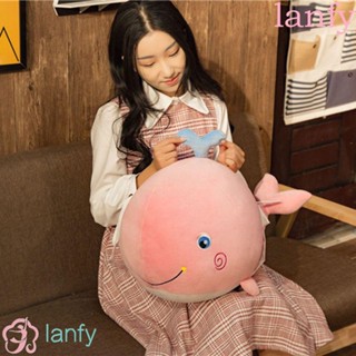 Lanfy ตุ๊กตาปลาวาฬ แบบนิ่ม ของเล่นสําหรับเด็ก