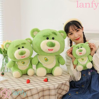 Lanfy ตุ๊กตาหมี อะโวคาโด้ ตุ๊กตาหมี สีเขียว ของขวัญวันเกิด สําหรับเด็กผู้ชาย และเด็กผู้หญิง