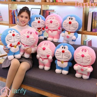 Lanfy หมอนตุ๊กตานุ่ม รูปการ์ตูนโดราเอมอน ของเล่นสําหรับเด็ก