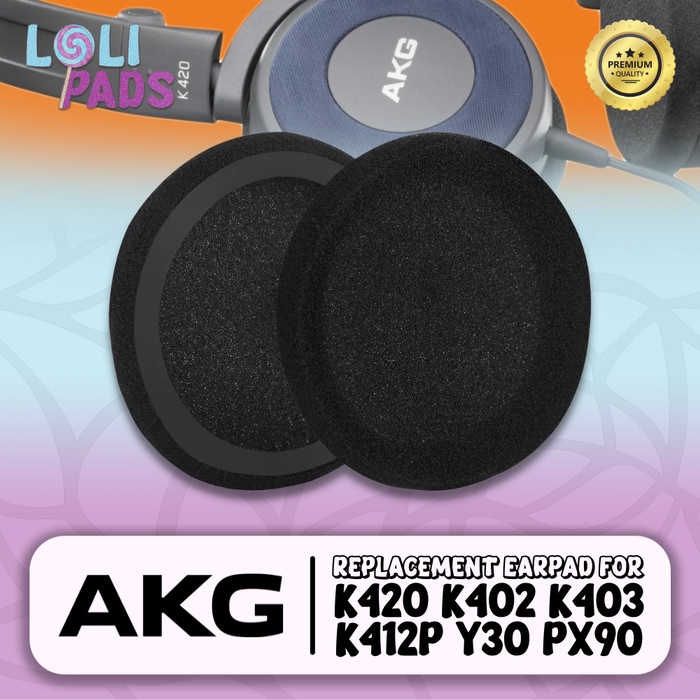 โฟมแผ่นรองหูฟังหูฟังชุดหูฟัง Earpad AKG K420 K402 K403 K412P Y30 px90 Pad Earcup