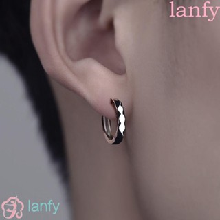 Lanfy ผู้หญิง ผู้ชาย ต่างหู อินเทรนด์ ส่วนบุคคล ต่างหูสตั๊ด ต่างหูทองแดง ไม่สม่ําเสมอ เครื่องประดับหู