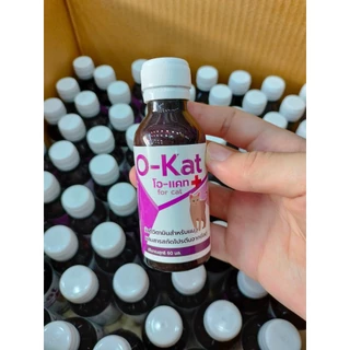 O-DOX O-KAT วิตามินรวม กระตุ้นอยากอาหาร สุนัขและแมว ผสมสารสกัดโปรตีนจากยีสต์ วิตามินเสริมภูมิคุ้มกัน ชนิดน้ำ 60 มล.