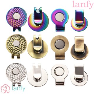 Lanfy คลิปหนีบหมวกกอล์ฟ โลหะ 20 25 มม. สําหรับฝึกตีกอล์ฟ