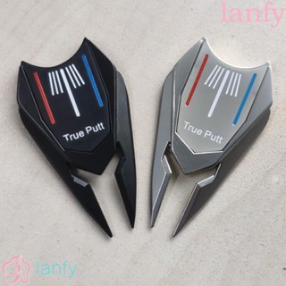 Lanfy ส้อมลูกกอล์ฟ สามเส้น สีเขียว อุปกรณ์เสริม สําหรับซ่อมแซมลูกกอล์ฟ