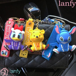 Lanfy พวงกุญแจ จี้ตุ๊กตาการ์ตูนมิกกี้เมาส์ มินนี่เมาส์น่ารัก สร้างสรรค์ สําหรับห้อยกระเป๋า