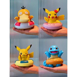 ของเล่นโมเดลปิกาจูไฟฟ้า Psyduck Squirtle 2023 สําหรับเก็บสะสม