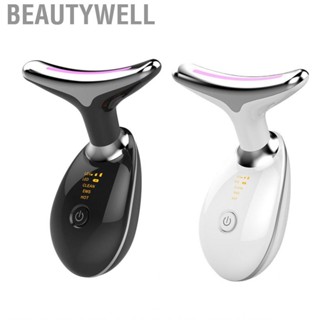 Beautywell Face Neck Skin Lifting   Beauty Device Colorful Lighting for Travel