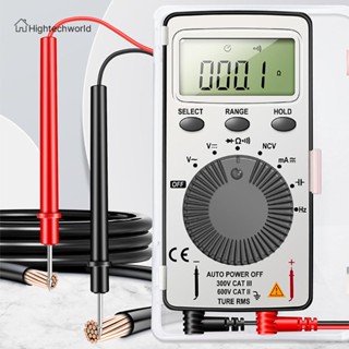 [Hightechworld.th] มัลติมิเตอร์ดิจิทัล แบบบางพิเศษ แบบพกพา 4000 เคาท์ TRMS AC DC แรงดันไฟฟ้า NCV °C/°เครื่องทดสอบ F