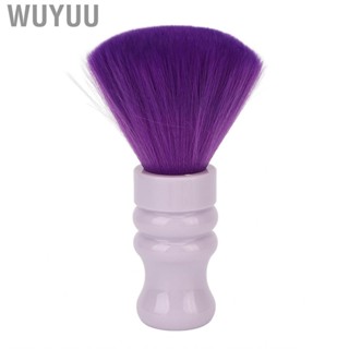 Wuyuu Barber Brush Neck Duster ABS Handle Nylon for Home