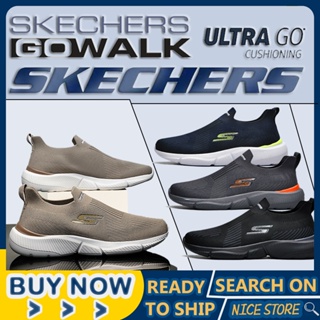 [penghantaran Ekspres]] Skechers_Go-walk6 รองเท้าผ้าใบลําลอง น้ําหนักเบา ระบายอากาศ กันลื่น สําหรับผู้ชาย เหมาะกับการเล่นกีฬา