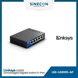 Linksys ลิงค์ซิส รุ่น LGS105-AP สวิตซ์ Unmanaged GIGABIT SWITCH 5-port