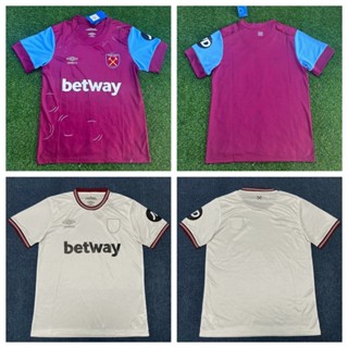 เสื้อกีฬาแขนสั้น ลายทีมชาติฟุตบอล West Ham United 2324 คุณภาพสูง