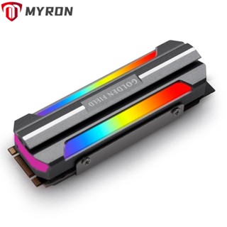 Myron ฮีทซิงค์ SSD NVME ARGB Cooler หม้อน้ําคอมพิวเตอร์