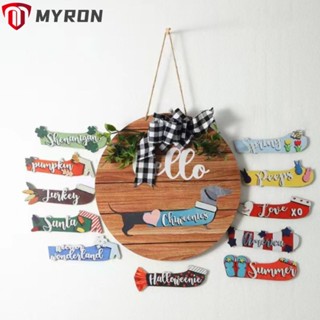 Myron ป้ายแขวนเสื้อผ้า เทศกาลเทศกาล DIY สําหรับสุนัข 15 ชิ้น