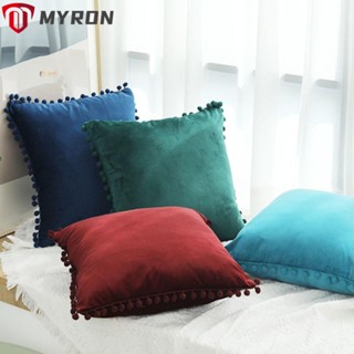 Myron ปลอกหมอนอิง ลายลูกไม้ สีพื้น สไตล์โมเดิร์น ขนาด 45 ซม. X 45 ซม. สําหรับตกแต่งบ้าน 2 ชิ้น