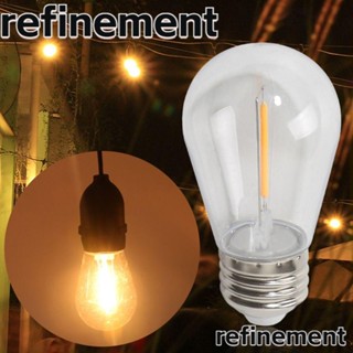 Refinement หลอดไฟคริสตัล E27 S14 LED 2200K 2W 1W สําหรับตกแต่งบ้าน