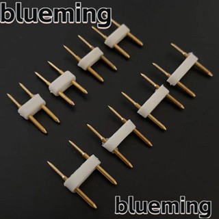 Blueming2 ตัวเชื่อมต่อสายไฟ LED 6 มม. 7 มม. 8 มม. 9 มม. 10 มม. 2 Pin 3Pin ทองแดง แบบพกพา