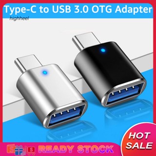 [พร้อมส่ง] ตัวแปลงไฟแสดงสถานะ OTG Type-C เป็น USB สําหรับโทรศัพท์มือถือ OTG