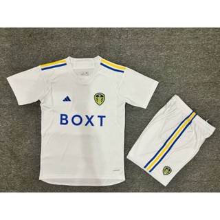 เสื้อกีฬาแขนสั้น ลายทีมชาติฟุตบอล Leeds United 23-24 ชุดเหย้า