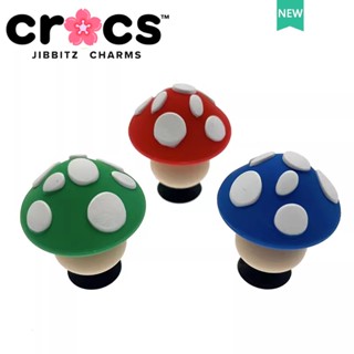 Jibbitz crocs 3D สามมิติ เห็ด ซีรีส์ รองเท้า หัวเข็มขัด อุปกรณ์เสริมรองเท้า DIY น่ารัก ตกแต่ง หัวเข็มขัด เสน่ห์ crocs