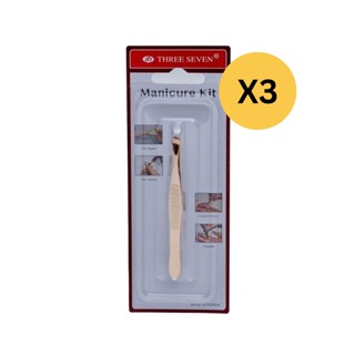 [แพ็ค 3] Three Seven 777 แหนบ Slant Tip Tweezer รุ่น SH T513