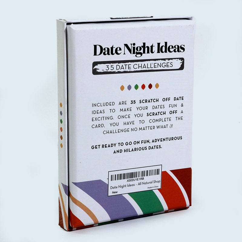Romantic Couples Gift - Fun & Adventurous Date Night Box - Scratch Off Card Game with Exciting Date Ideas for Couple - รูปที่ 3