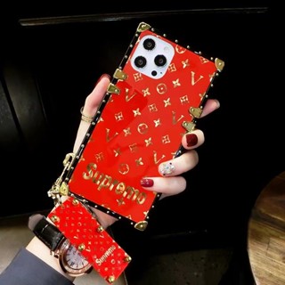 เคสโทรศัพท์มือถือ ทรงสี่เหลี่ยม กันกระแทก แฟชั่นหรูหรา สําหรับ OPPO Realme C55 C53 C35 C33 C20 C11 C15 C12 C25 C25Y C21Y