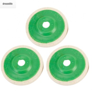 【DREAMLIFE】Polishing Wheel 100mm 16mm/0.63in Inner Diameter 8mm/0.31in Thickness Felt