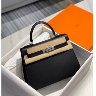 พรี ราคา10700 Hermes epsom Kelly หนังแท้ กระเป๋าสะพาย28cm