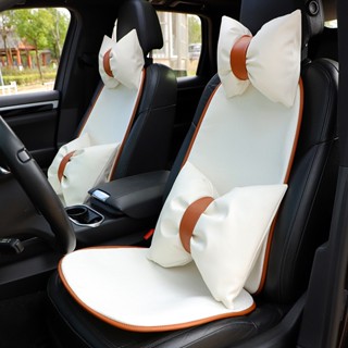 Four Seasons Universal Car Seat Cushion Cotton Linen Breathable Comfortable Car Seat Cushion Simple Car Interior Design Supplies Car seat cushion car interior accessories