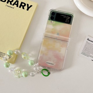 【เคสพับได้】เคสแข็ง Pc สามชิ้น กันกระแทก สําหรับ SAMSUNG Z Flip 4 3