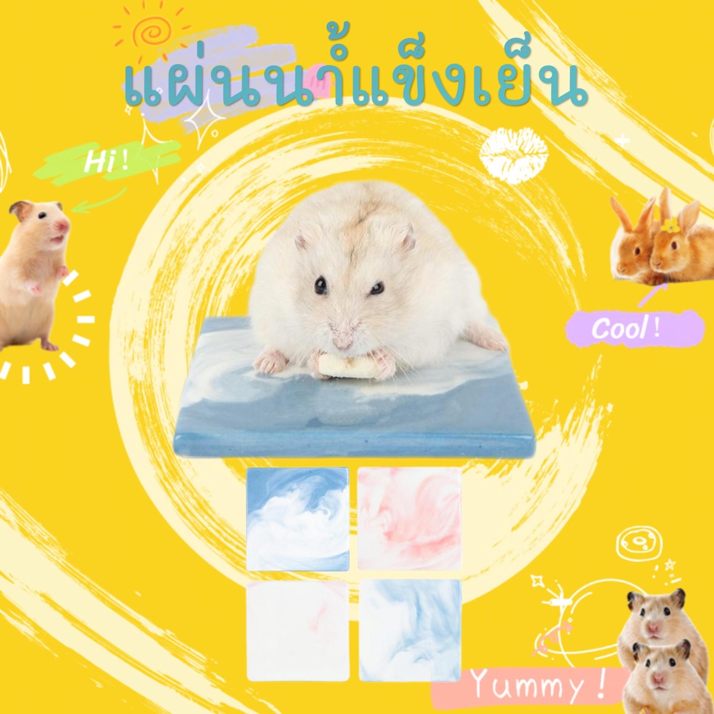 หนูแฮมสเตอร์เซรามิกอุปกรณ์ทำความเย็นฤดูร้อนคณะกรรมการกระจายความร้อนฤดูร้อนคูลลิ่งเสื่อลายหินอ่อนเบาะน้ำแข็ง/cooling
