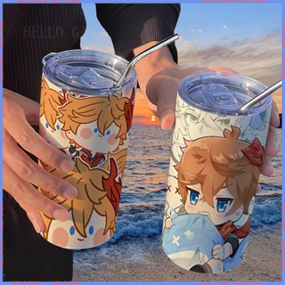 🥤Animation Peripheral Limited 🥤Water Cup🥤Yuanshen Dadalia กระติกน้ําร้อนสเตนเลส แบบพกพา คุณภาพสูง สําหรับออฟฟิศ