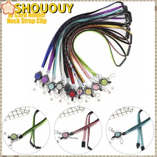 Shououy สายคล้องโทรศัพท์มือถือ ประดับคริสตัล พลอยเทียม วิบวับ 5 สี