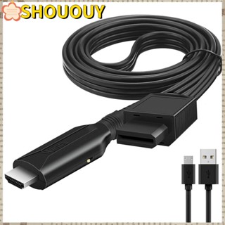 Shououy อะแดปเตอร์แปลงหน้าจอมอนิเตอร์ 1080P Wii2HDMI