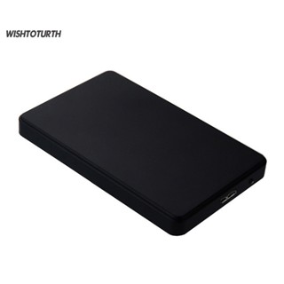 ☼Wt กล่องฮาร์ดดิสก์ไดรฟ์ SATA HDD SSD น้ําหนักเบา 25 นิ้ว ใช้งานง่าย