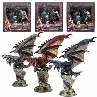 โมเดลฟิกเกอร์ Monster Hunter Fire Dragon Male Fire Dragon Cang Fire Dragon Limited Edition ALVZ ของเล่นสําหรับเด็ก