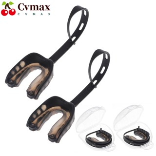 Cvmax ปลอกซิลิโคน ป้องกันฟัน สําหรับเล่นฟุตบอล รักบี้ 2 ชิ้น