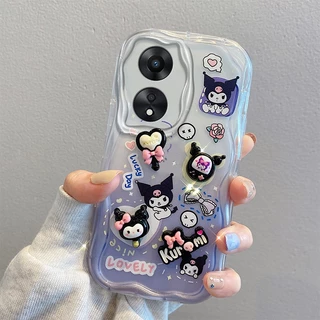 เคส OPPO RENO 8T RENO 8Z RENO 7Z 5G ตุ๊กตาสามมิติน่ารัก + สร้อยข้อมือดอกไม้ กรณีโทรศัพท์มือถือ TY5