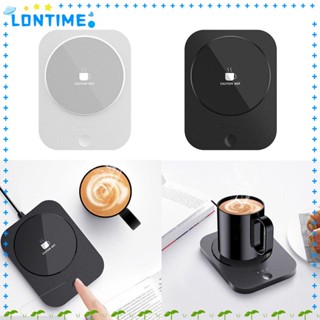 Lontime แผ่นทําความร้อนแก้วกาแฟ USB DC 5V อุณหภูมิคงที่ สําหรับอุ่นแก้วกาแฟ