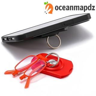 Oceanmapdz แว่นตาสายตายาว พับได้ เรซิน บางเฉียบ แว่นอ่านหนังสือ แฟชั่น พร้อมกล่อง แว่นตา แว่นตา ผู้หญิง