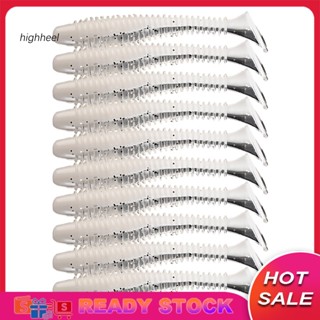 [พร้อมส่ง] เหยื่อตกปลาซิลิโคน แบบนิ่ม น้ําหนักเบา เป็นมิตรกับสิ่งแวดล้อม สําหรับตกปลากลางแจ้ง 10 ชิ้น
