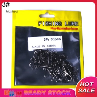 [พร้อมส่ง] ตัวเชื่อมต่อแบริ่งหมุนได้ ล็อคเร็ว สําหรับตกปลา 50 ชิ้น