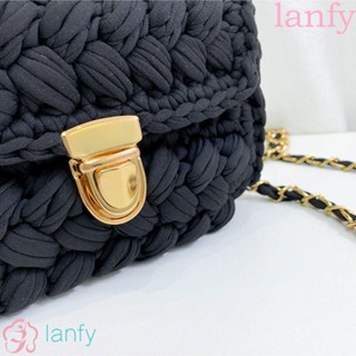 Lanfy ตัวล็อกกระเป๋าสตางค์ แบบโลหะ รูปปากเป็ด ขนาดเล็ก ทนทาน 5 ชิ้น