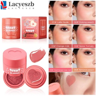 Lacyeszb บลัชออน เนื้อแมตต์ แสตมป์ กันน้ํา ปรับสีผิวให้กระจ่างใส บลัชออนเนื้อลิขวิด บลัชออน ครีมทาแก้ม ริมฝีปาก อเนกประสงค์