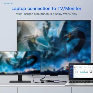 Shchuani อะแดปเตอร์ไดรเวอร์ Usb เป็น Dual Hdmi ความเร็วสูง Usb 3.0 Type-c เป็น Dual Hdmi 1080p Hd สําหรับโน้ตบุ๊ก